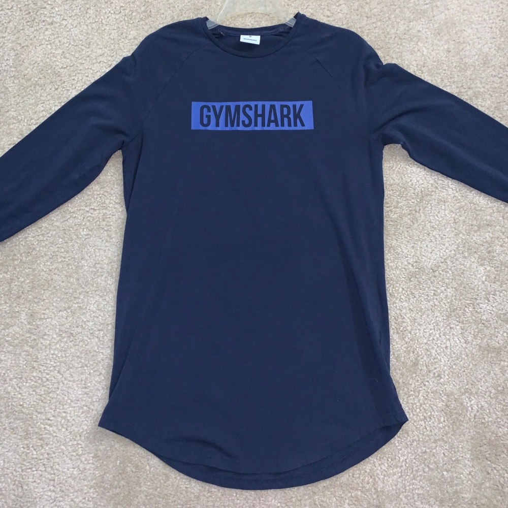 Gymshark Dark Blue Long-sleeve T-shirt